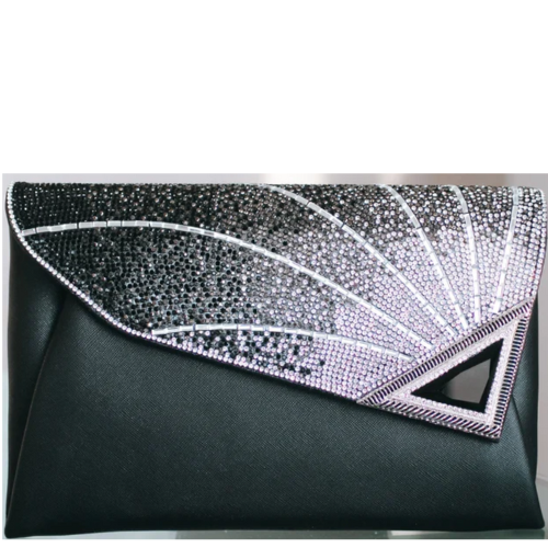 DDW Glamorous Noir Clutch